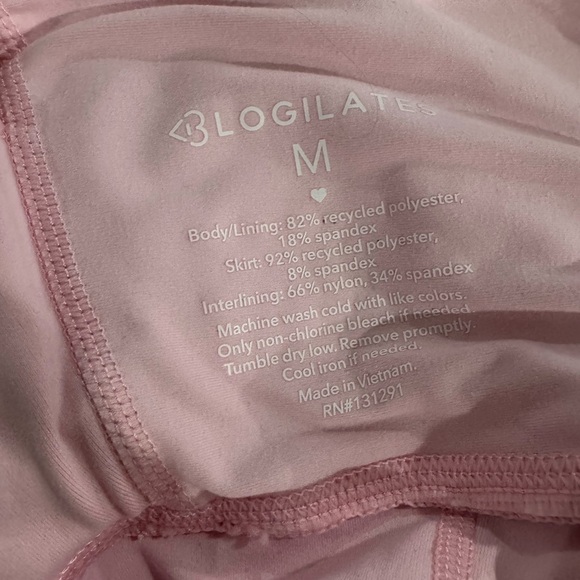 Blogilates Women’s Sweetheart Babydoll Dress - Pink Gingham Size Medium NWT - Picture 7 of 9